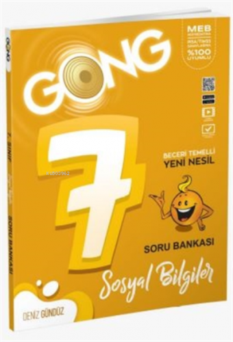 GONG 7.Sosyal Bilgiler Soru Bankası | Deniz Gündüz | Eğiten Kitap