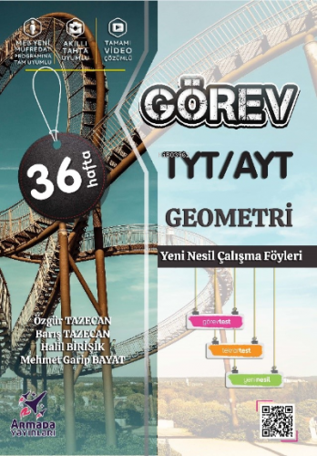 Görev TYT AYT Geometrik Yeni Nesil Çalışma Föyleri | Özgür Tazecan | A