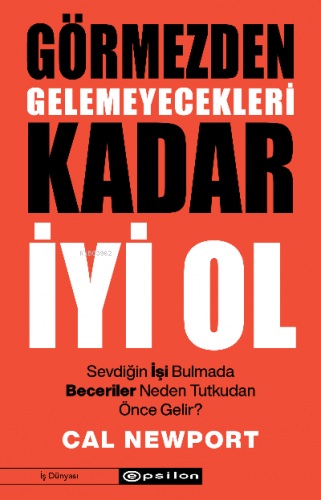 Görmezden Gelemeyecekleri Kadar İyi Ol;Sevdiğin İşi Bulmada Beceriler 