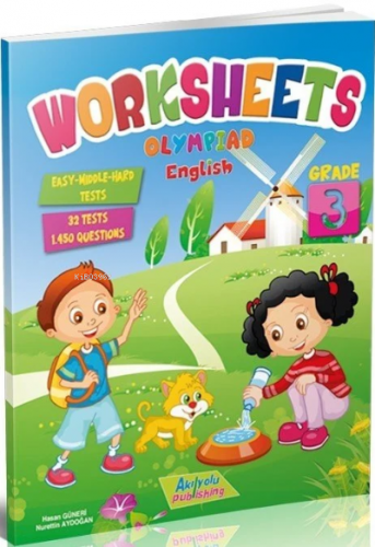 Grade 3 - Worksheets Olympiad English | Kolektif | Kaliteli Eğitim Yay