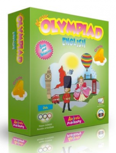 Grade 4 - New Olympiad English (Book and Notebook + Gold Test) | Kolek