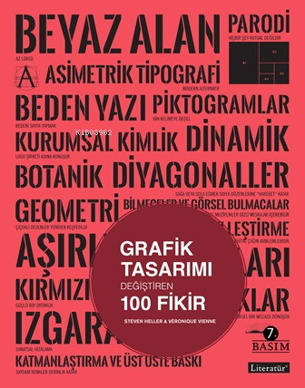 Grafik Tasarımı Değiştiren 100 Fikir | Steven Heller | Literatür Yayın