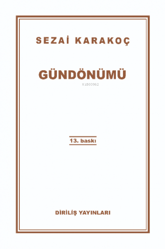 Gündönümü | Sezai Karakoç | Diriliş Yayınları