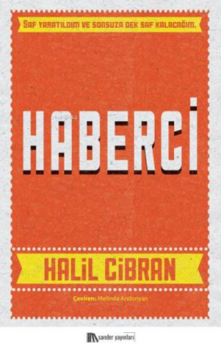 Haberci | Halil Cibran | Sander Yayınları