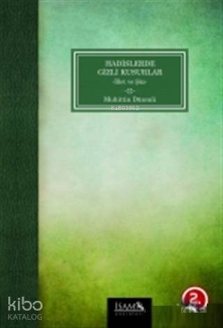 Hadislerde Gizli Kusurlar | Muhittin Düzenli | Türkiye Diyanet Vakfı Y