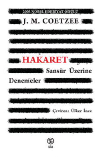 Hakaret | J. M. Coetzee | Sia Kitap