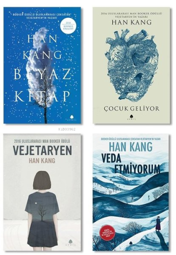 Han Kang Seti - 4 Kitap Takım | Han Kang | April Yayıncılık