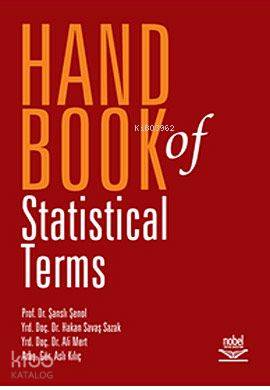 Hand Book of Statistical Terms | Ali Mert | Nobel Yayın Dağıtım