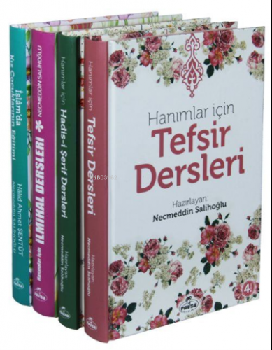 Hanımlara Tefsir, Hadis, İlmihal Eğitim Seti 4 Kitap | Necmeddin Salih