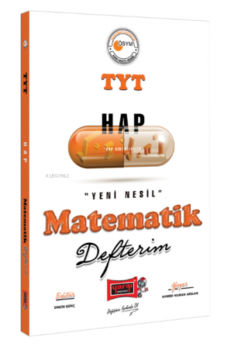 Hap TYT Matematik Defterim | Ahmed Numan Arslan | Yargı Yayınevi