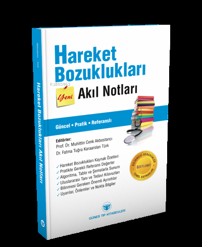 Hareket Bozuklukları Akıl Notları | Kolektif | Güneş Tıp Kitabevi