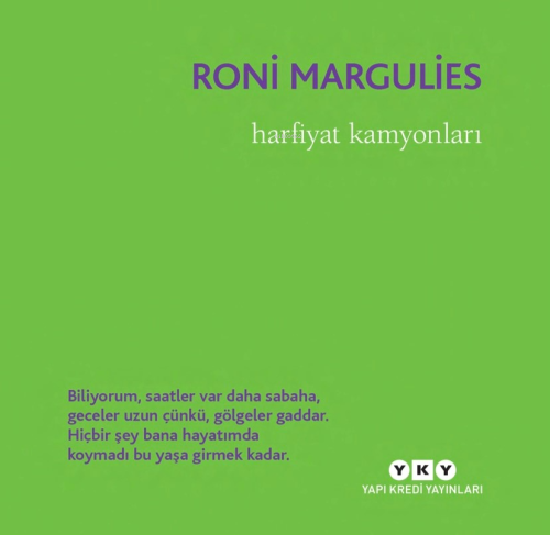 Harfiyat Kamyonları | Roni Margulies | Yapı Kredi Yayınları ( YKY )