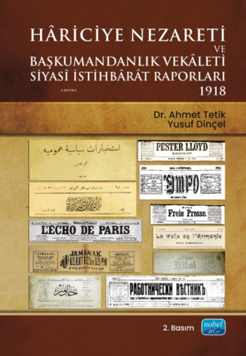 Hariciye Nezareti ve Başkumandanlık Vekaleti Siyasi İstihbarat Raporla