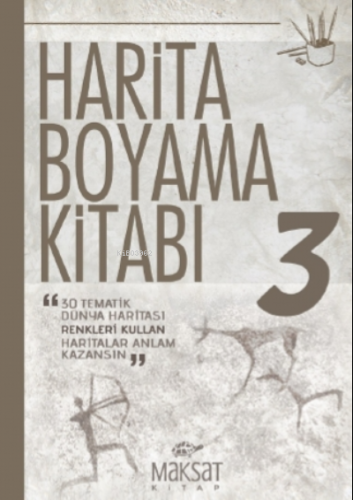 Harita Boyama Kitabı - Dünya 3 | Veli Kural | Maksat Kitap