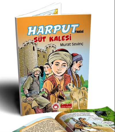 Harput Tarihi Süt Kalesi (Çizgi Roman Büyük Boy Renkli) 7+Yaş | Kemal 