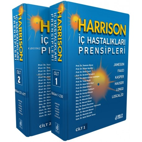 Harrison İç Hastalıkları Prensipleri Cilt: 1-2 | Teoman Akçay | Nobel 