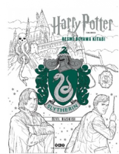 Harry Potter Filmlerinden Resmi Boyama Kitabı – Slytherin Özel Baskısı