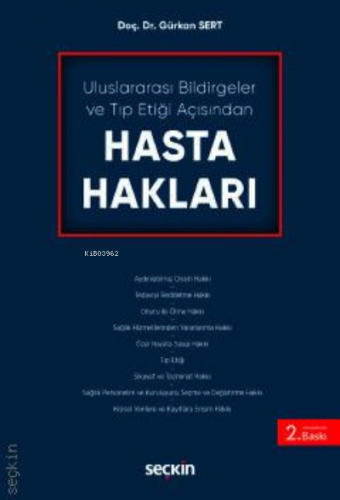 Hasta Hakları | Gürkan Sert | Seçkin Yayıncılık