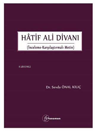 Hâtif Ali divanı | Sevda Önal Kılıç | Fenomen Yayıncılık