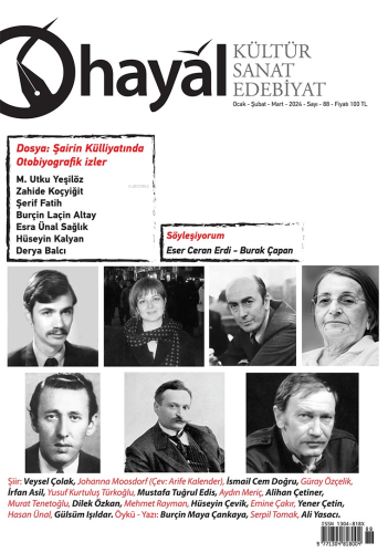 Hayal Kültür Sanat Edebiyat Dergisi Sayı 88 | Kolektif | Hayal Yayınla