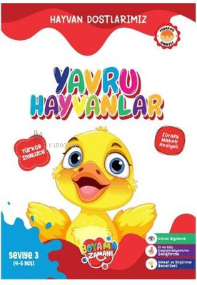 Hayvan Dostlarımız – Yavru Hayvanlar Seviye 3 | Abdullah Karaca | Boya