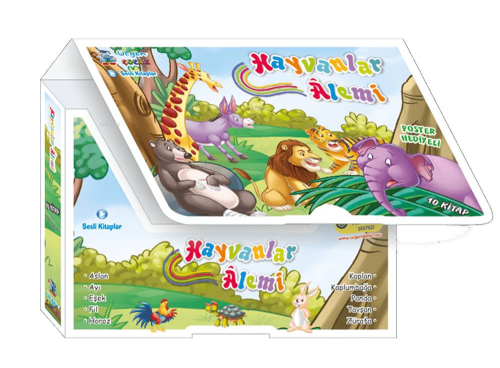 Hayvanlar Âlemi – Kutulu 10 Kitap | Kolektif | Üçgen Yayıncılık