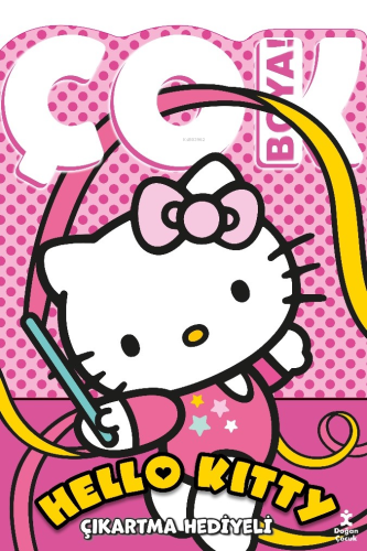 Hello Kitty – Çok Boya! Çıkartmalı Dev Boyama Kitabı | Kolektif | Doğa