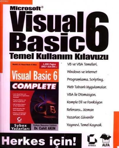 Herkes İçin! Microsoft Visual Basic 6 Temel Kullanım Kılavuzu | Cahit 