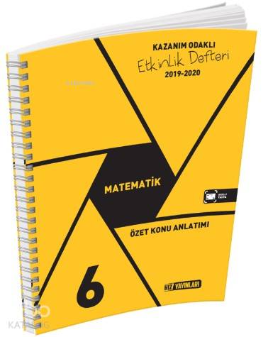 Hız Yayınları 6. Sınıf Matematik Kazanım Odaklı Etkinlik Defteri Hız |