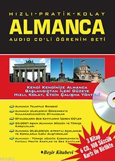 Hızlı & Pratik & Kolay Almanca Öğrenim Seti (2 Kitap, 6 Cd, 119 Sözcük