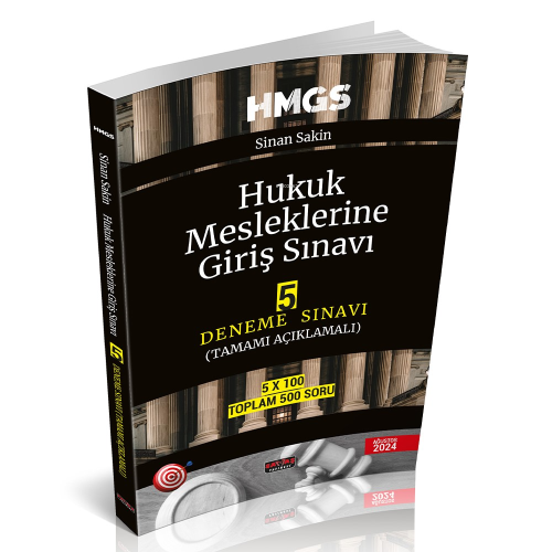 HMGS Hukuk Mesleklerine Giriş Sınavı 5 Deneme Sınavı | Sinan Sakin | S