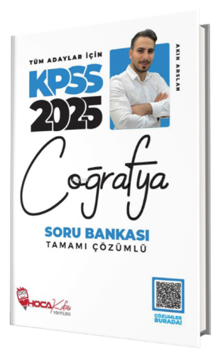 Hoca Kafası 2025 KPSS Coğrafya Soru Bankası Çözümlü | Akın Arslan | Ho