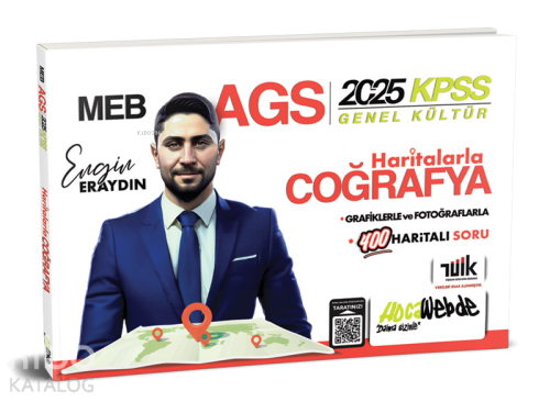 HocaWebde Yayınları 2025 MEB AGS KPSS Haritalarla Türkiye Coğrafya | E