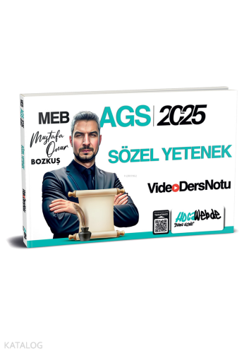 HocaWebde Yayınları 2025 MEB AGS SözelYetenek Video Ders Notu | Mustaf