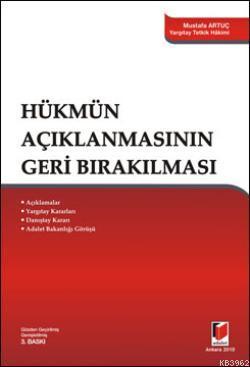 Hükmün Açıklanmasının Geri Bırakılması | Mustafa Artunç | Adalet Yayın