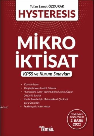 Hysteresis Mikro İktisat | Tufan Samet Özdurak | Temsil Kitap