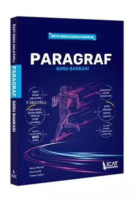 İcat Yayınları Paragraf Soru Bankası | Ulaş Alçin | İcat Yayınları