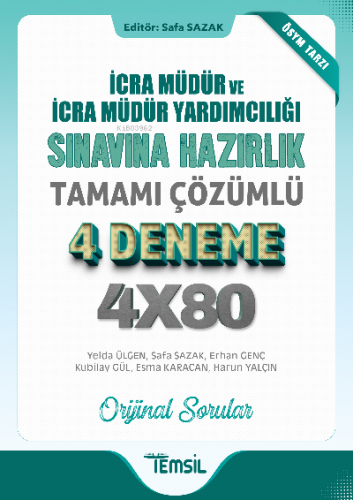 İcra Müdürlüğü ve İcra Müdür Yardımcılığı Sınavı'na Hazırlık Tamamı Çö