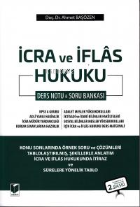 İcra ve İflas Hukuku Ders Notu % Soru Bankası | Ahmet Başözen | Adalet