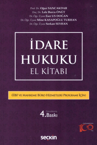 İdare Hukuku El Kitabı | Oğuz Sancakdar | Seçkin Yayıncılık