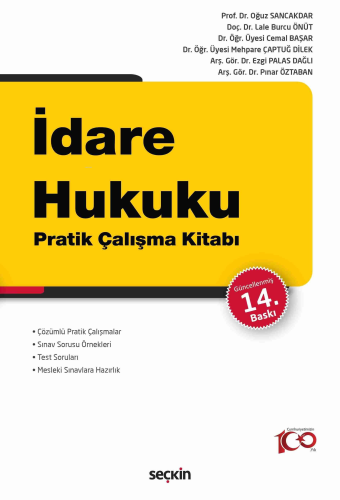 İdare Hukuku Pratik Çalışma Kitabı | Oğuz Sancakdar | Seçkin Yayıncılı