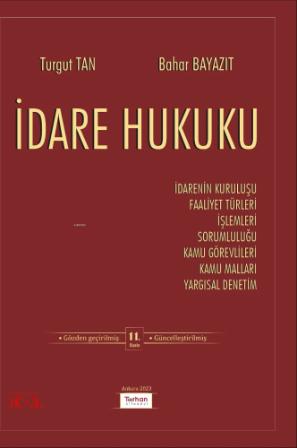 İdare Hukuku | Turgut Tan | Turhan Kitabevi