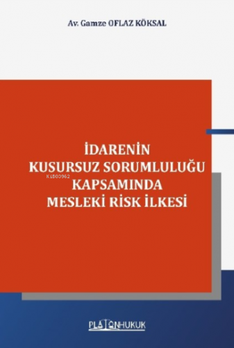 İdarenin Kusursuz Sorumluluğu Kapsamında Mesleki Risk İlkesi | Gamze O