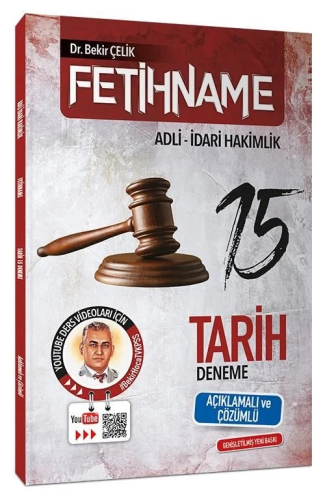 İdari Hakimlik Fetihname Tarih 15 Deneme Çözümlü | Bekir Çelik | Yazar