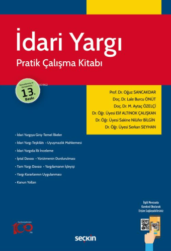 İdari Yargı - Pratik Çalışma Kitabı | Oğuz Sancaktar | Seçkin Yayıncıl