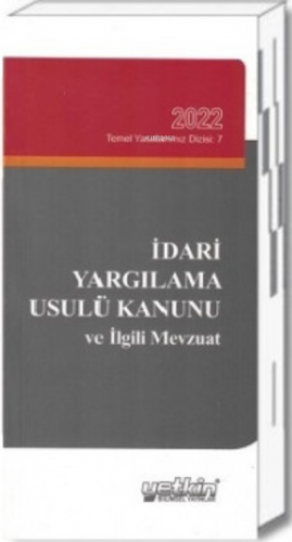 İdari Yargılama Usulü Kanunu ve İlgili Mevzuat | Kolektif | Yetkin Yay