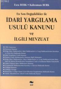 İdari Yargılama Usulü Kanunu | Esra Berk | Alfa Basım Yayım Dağıtım