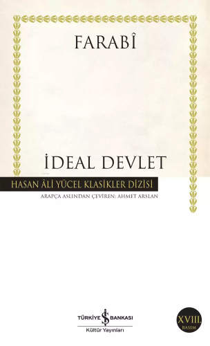 İdeal Devlet | Fârâbî | Türkiye İş Bankası Kültür Yayınları