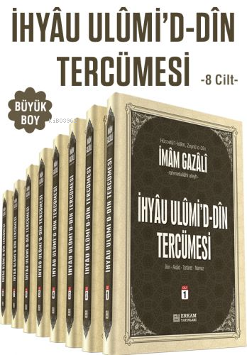 İhya-u Ulumid'd-Din Tercümesi Büyük Boy (8 Cilt Takım) | İmam Gazali |