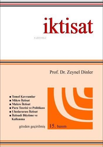 İktisat | Banu Tanrıöver | Ekin Kitabevi Yayınları